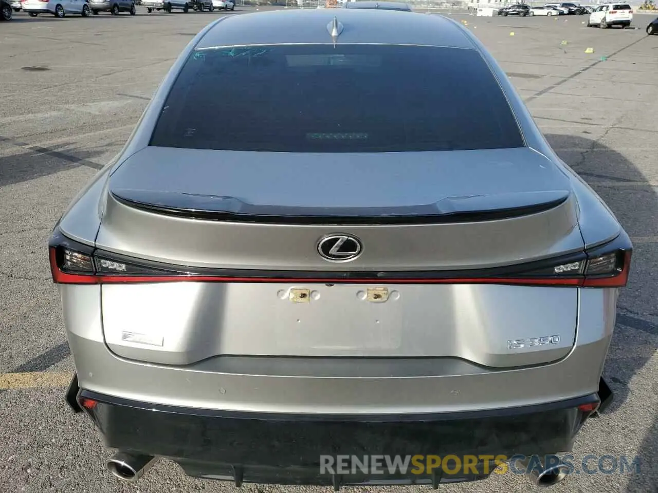 6 Photograph of a damaged car JTHGZ1B26M5041376 LEXUS IS 350 F S 2021