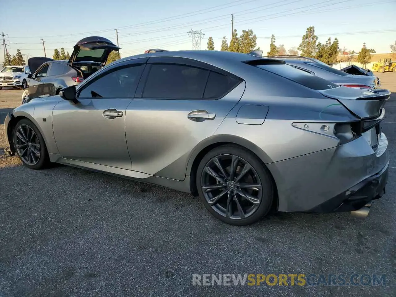 2 Photograph of a damaged car JTHGZ1B26M5042799 LEXUS IS 350 F S 2021