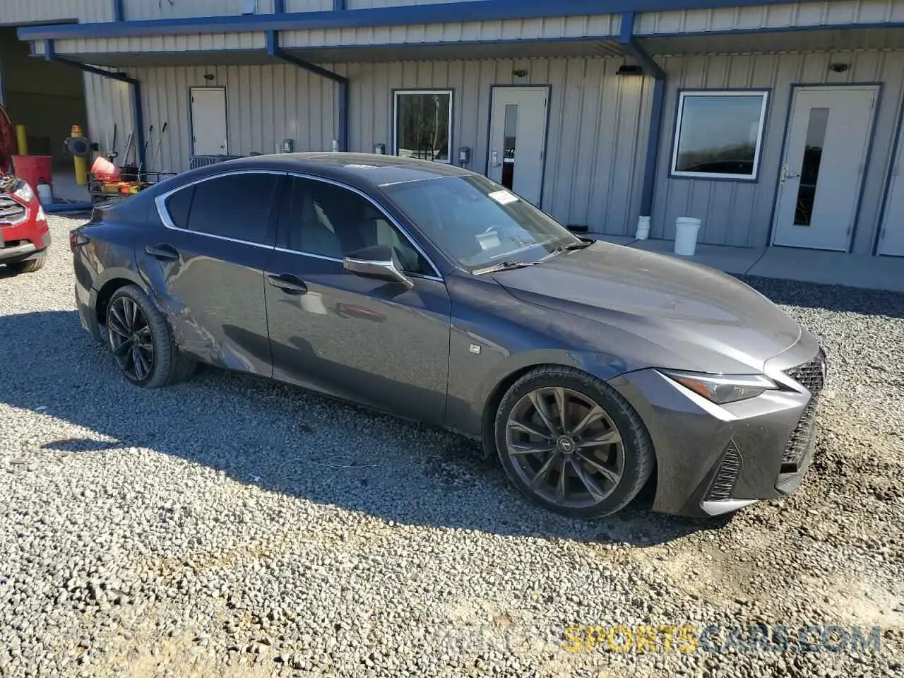 4 Photograph of a damaged car JTHGZ1B26M5045900 LEXUS IS 350 F S 2021