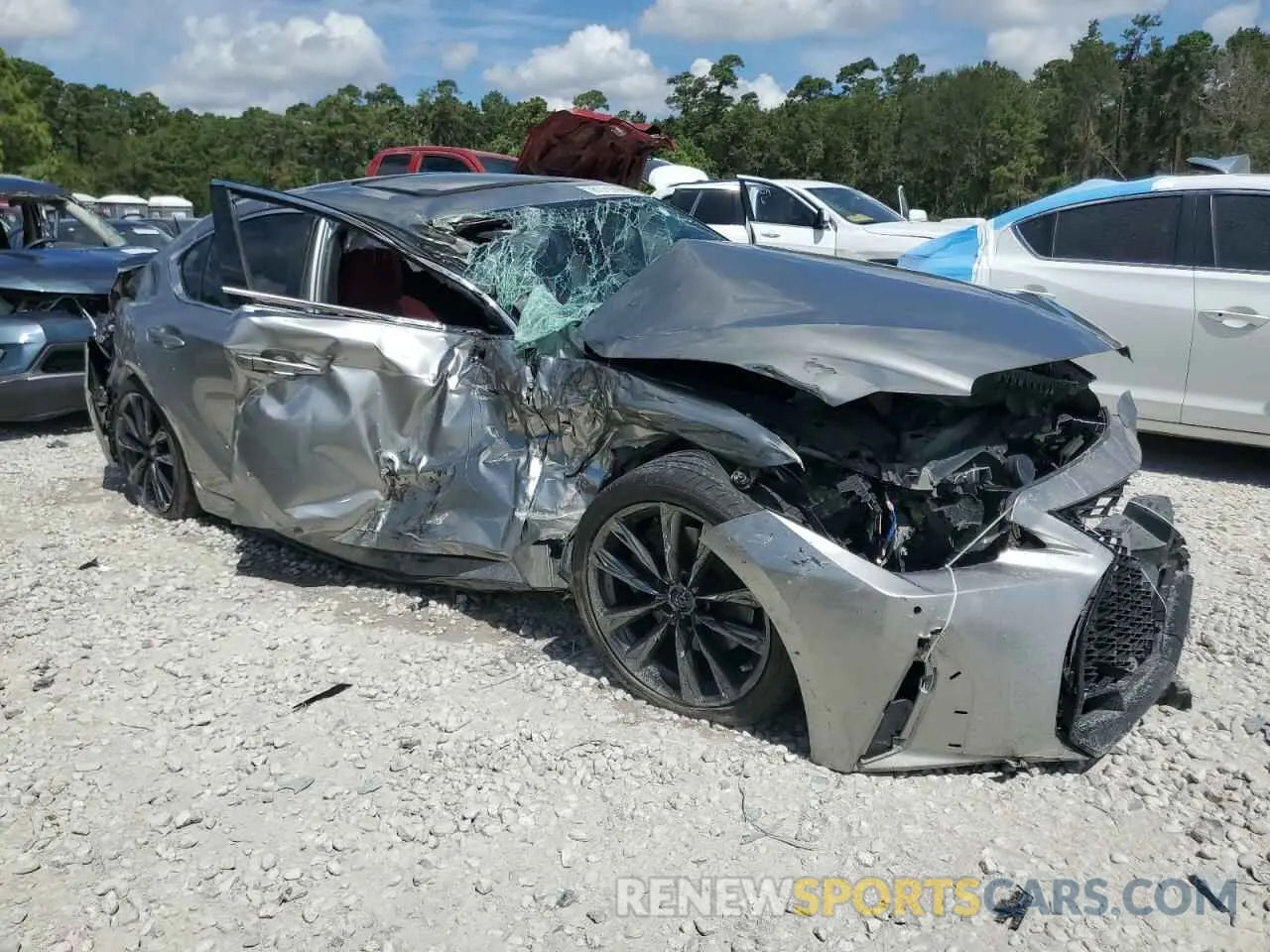 4 Photograph of a damaged car JTHGZ1B26M5046366 LEXUS IS 350 F S 2021