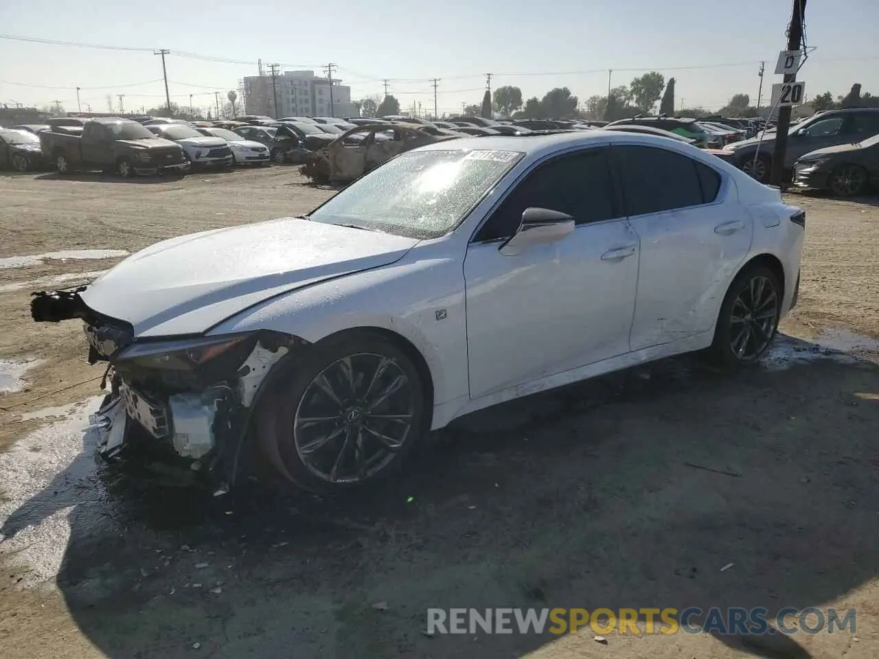 1 Photograph of a damaged car JTHGZ1B26M5046903 LEXUS IS 350 F S 2021