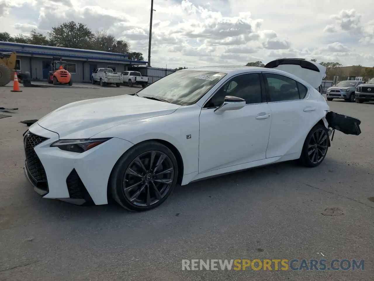 1 Photograph of a damaged car JTHGZ1B26M5048165 LEXUS IS 350 F S 2021
