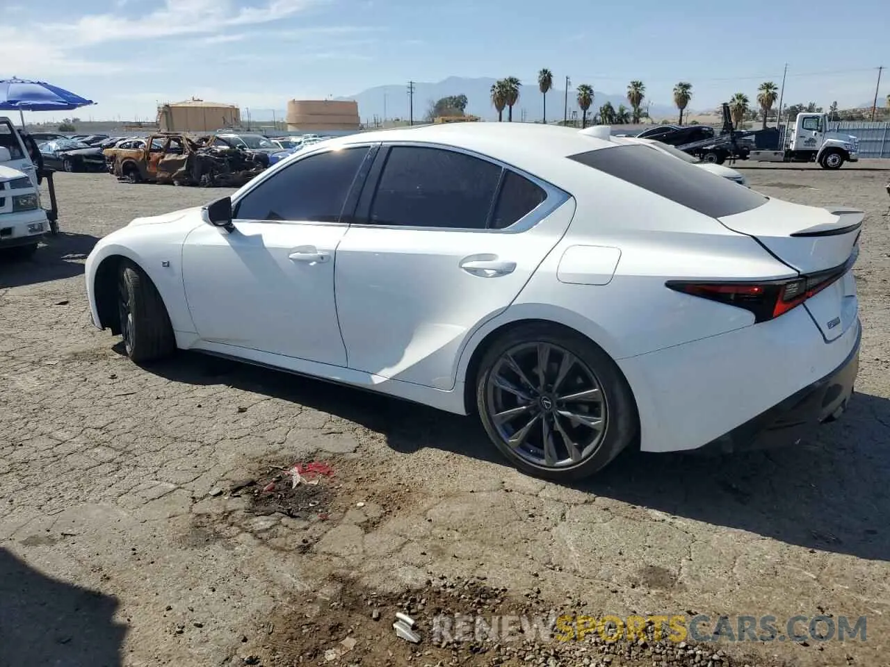 2 Photograph of a damaged car JTHGZ1B27M5046795 LEXUS IS 350 F S 2021