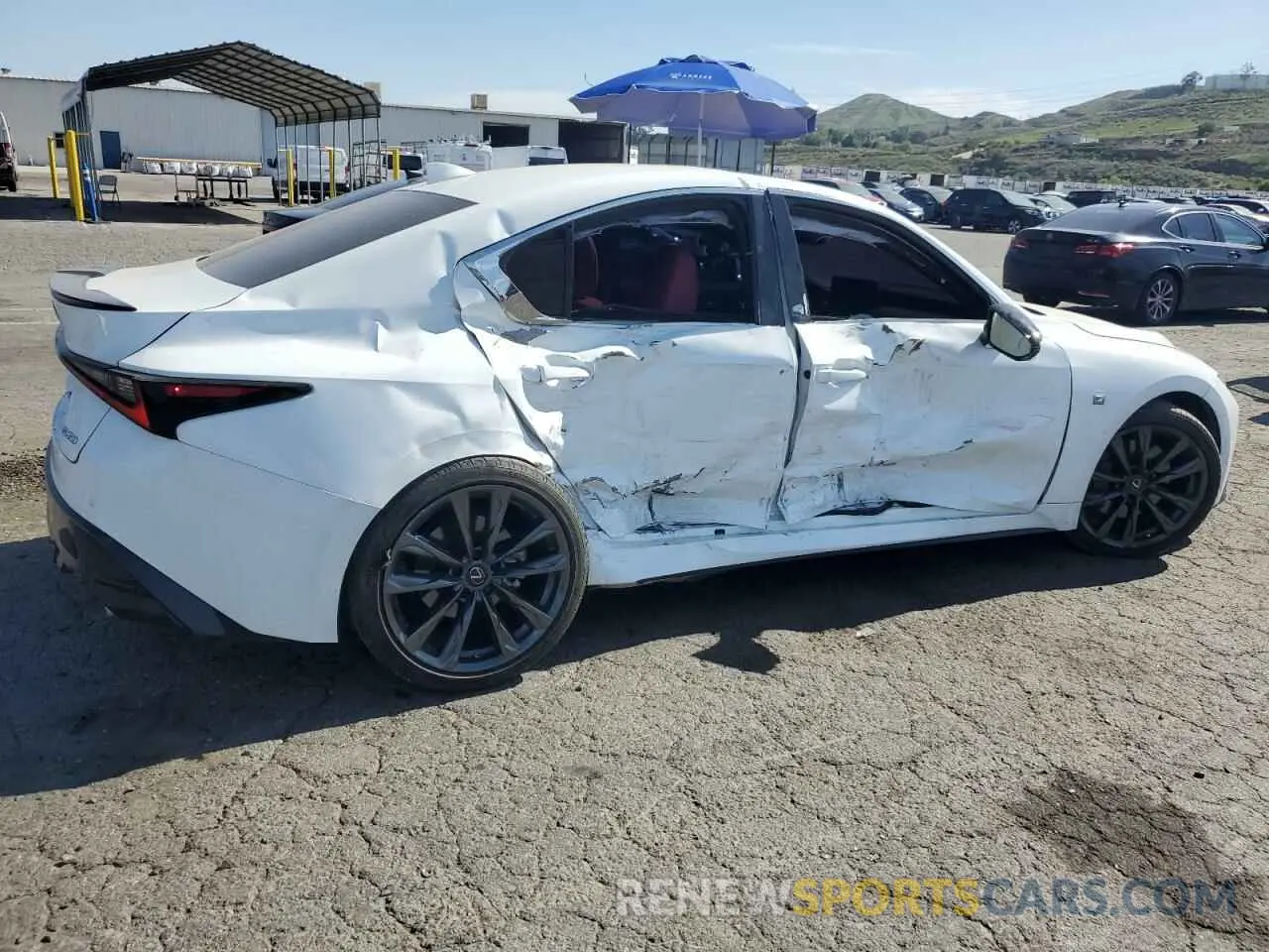 3 Photograph of a damaged car JTHGZ1B27M5046795 LEXUS IS 350 F S 2021