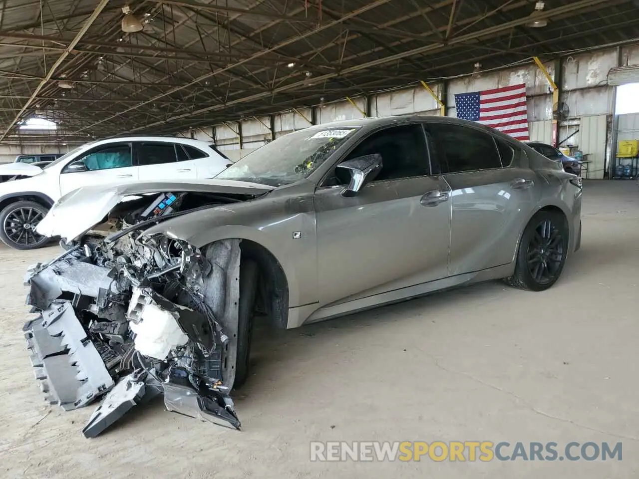 1 Photograph of a damaged car JTHGZ1B28M5038544 LEXUS IS 350 F S 2021