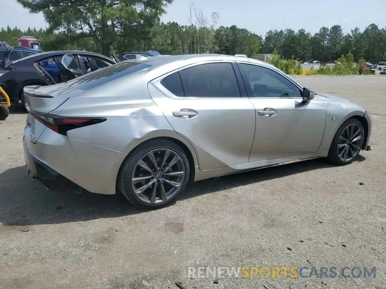 3 Photograph of a damaged car JTHGZ1B28M5038768 LEXUS IS 350 F S 2021