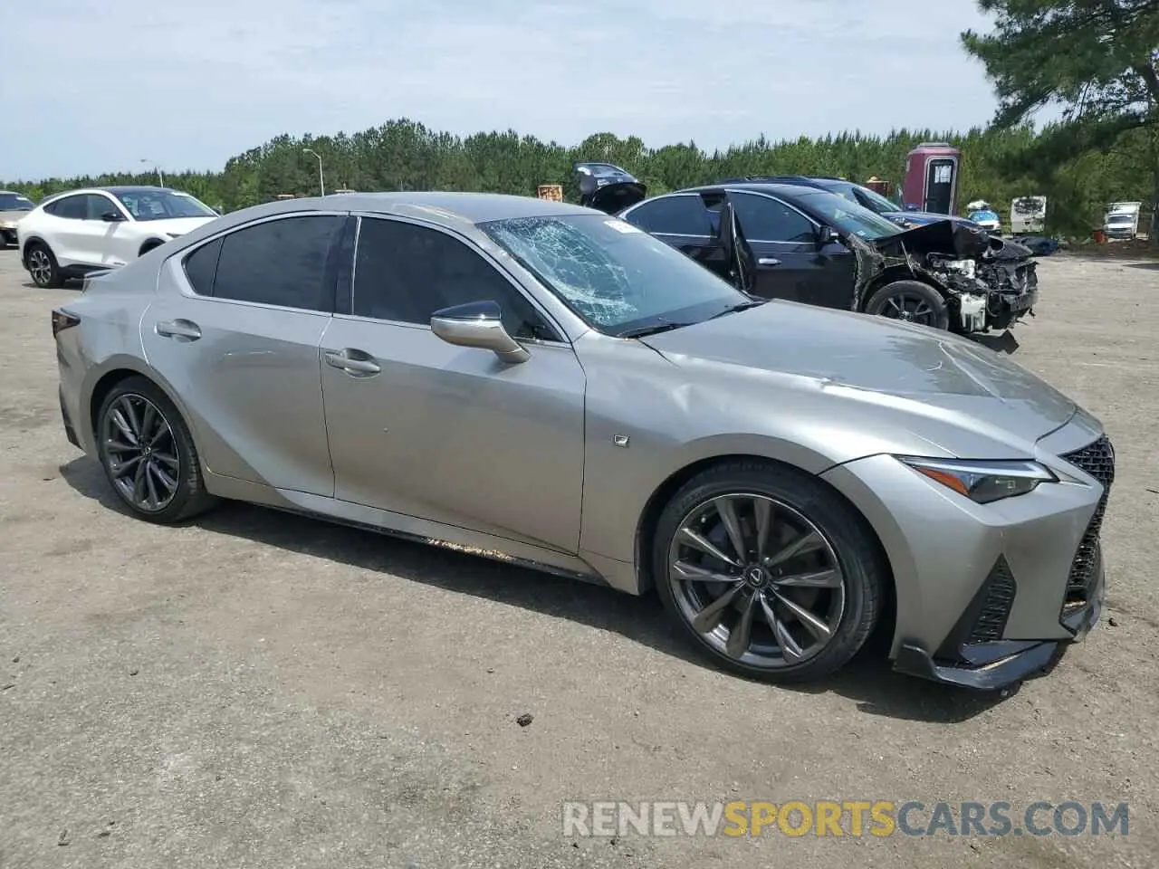 4 Photograph of a damaged car JTHGZ1B28M5038768 LEXUS IS 350 F S 2021