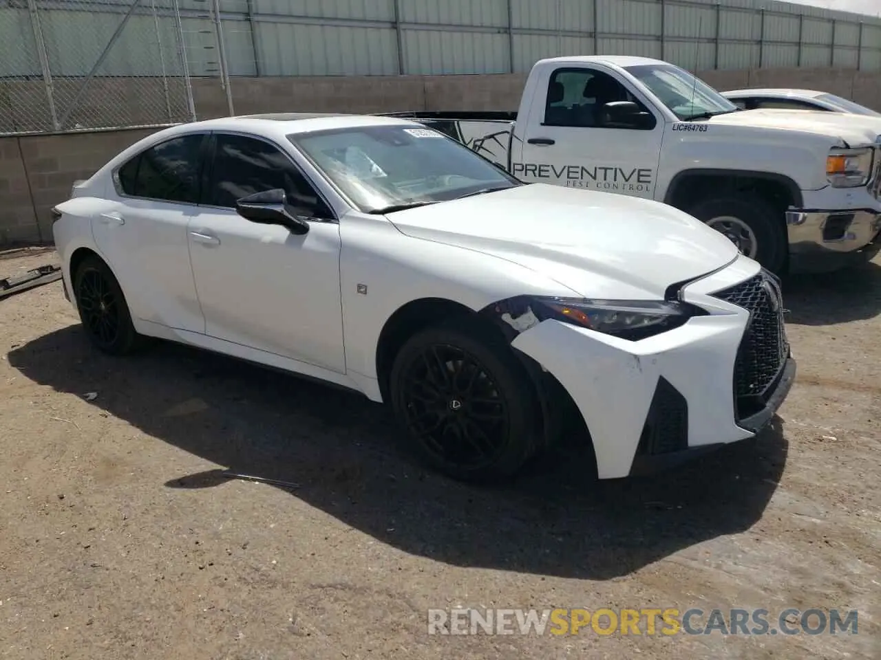 4 Photograph of a damaged car JTHGZ1B28M5048491 LEXUS IS 350 F S 2021