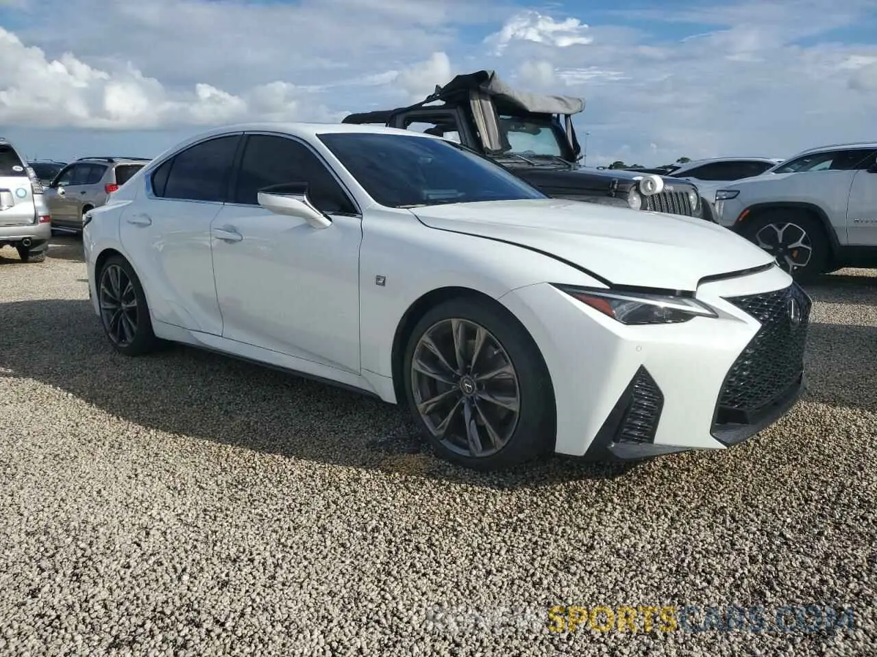 4 Photograph of a damaged car JTHGZ1B29M5041243 LEXUS IS 350 F S 2021