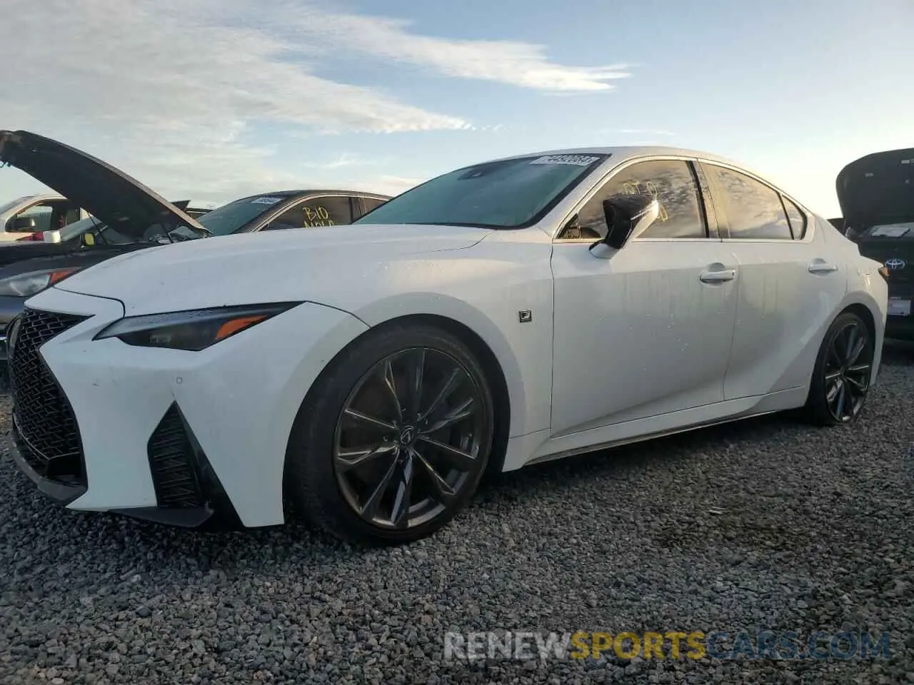 1 Photograph of a damaged car JTHGZ1B29M5046751 LEXUS IS 350 F S 2021