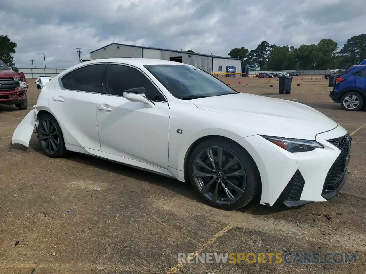 4 Photograph of a damaged car JTHGZ1B2XM5041820 LEXUS IS 350 F S 2021