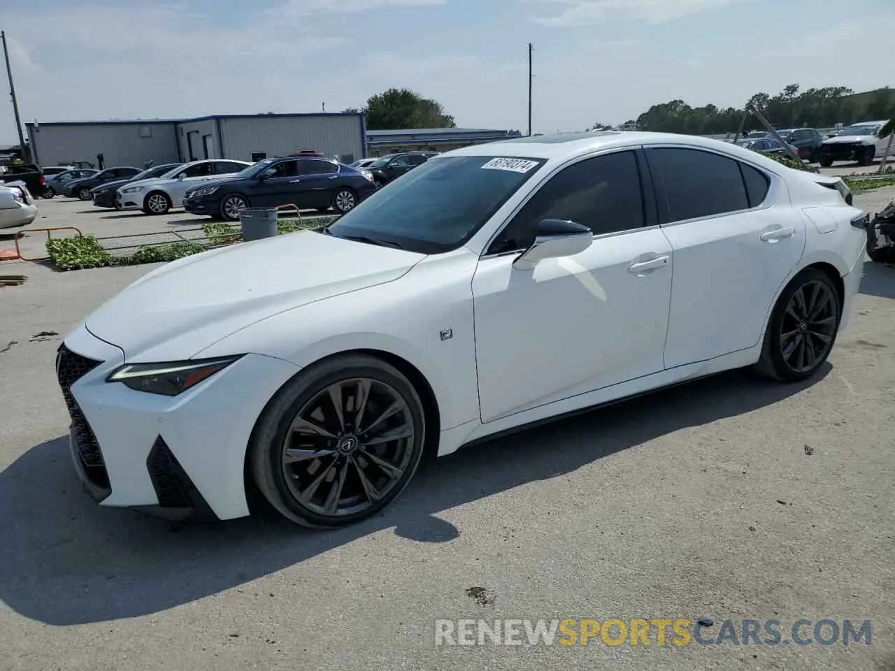 1 Photograph of a damaged car JTHGZ1B2XM5042675 LEXUS IS 350 F S 2021
