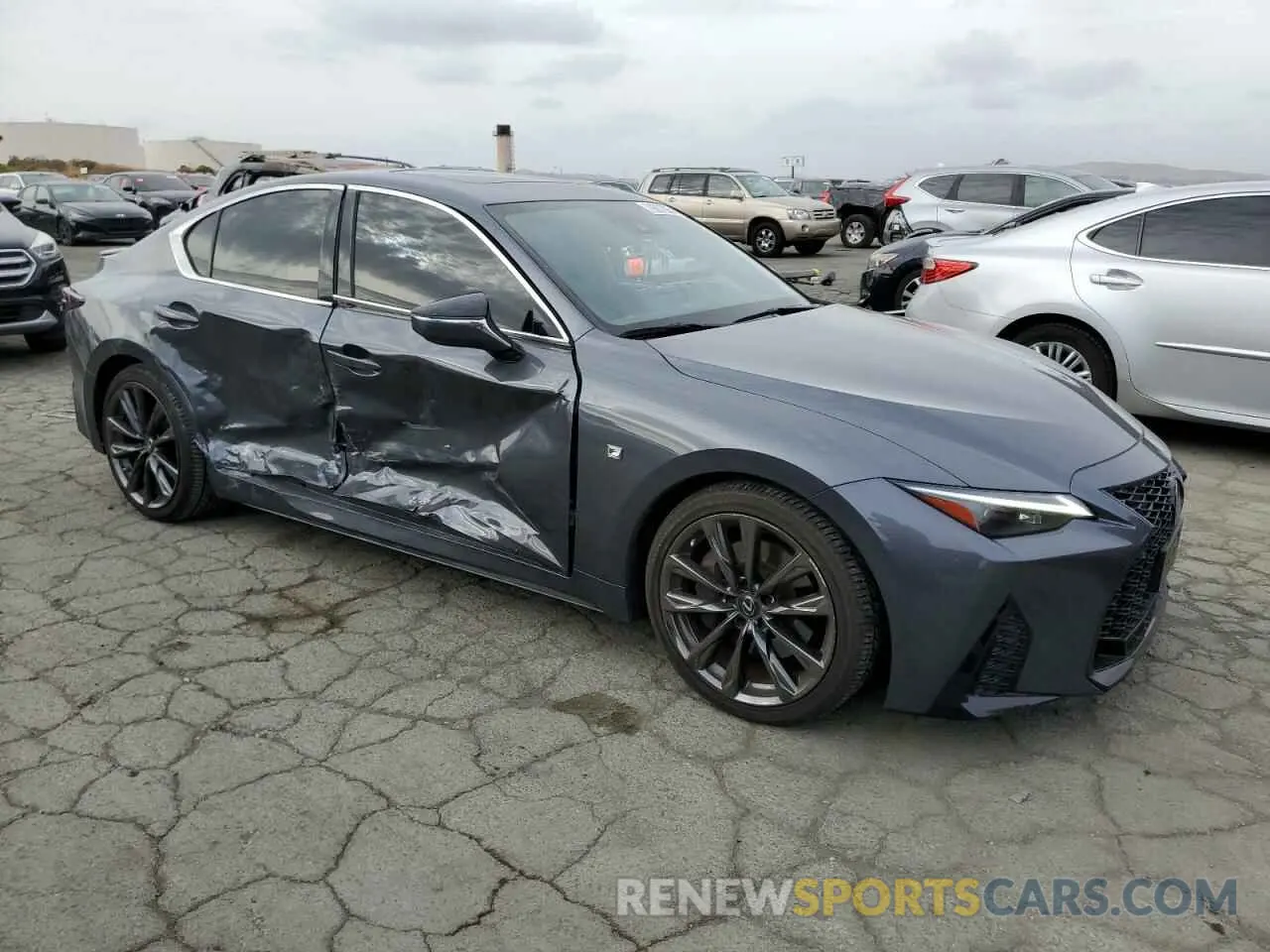 4 Photograph of a damaged car JTHGZ1B2XM5043602 LEXUS IS 350 F S 2021