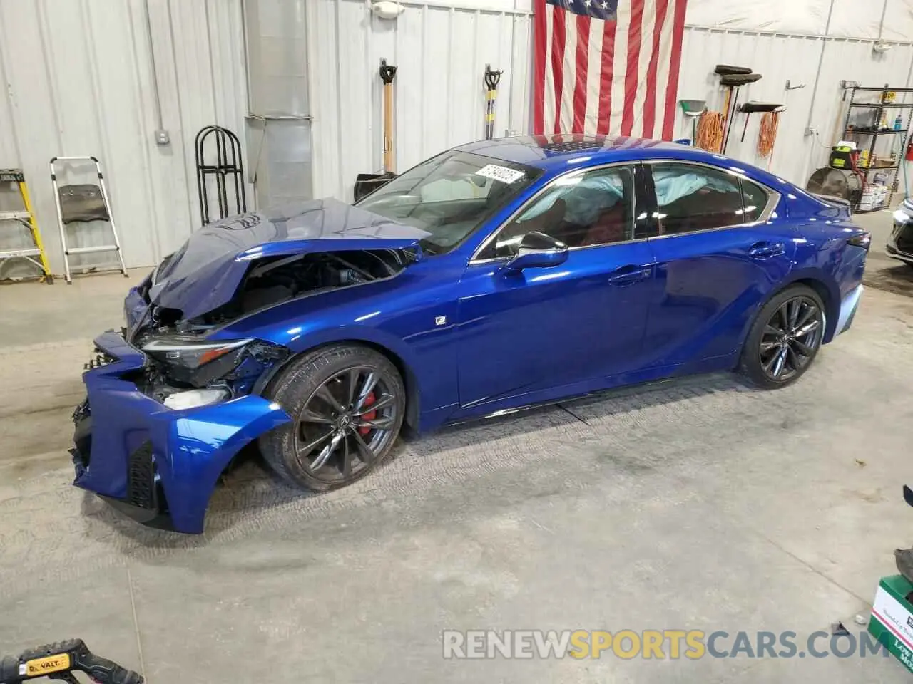 1 Photograph of a damaged car JTHGZ1E20M5020468 LEXUS IS 350 F S 2021