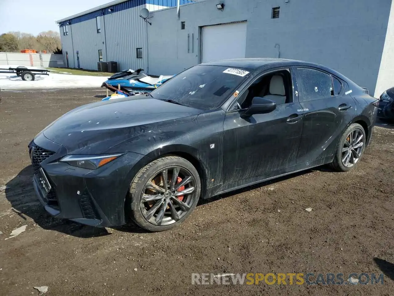 1 Photograph of a damaged car JTHGZ1E23M5019007 LEXUS IS 350 F S 2021