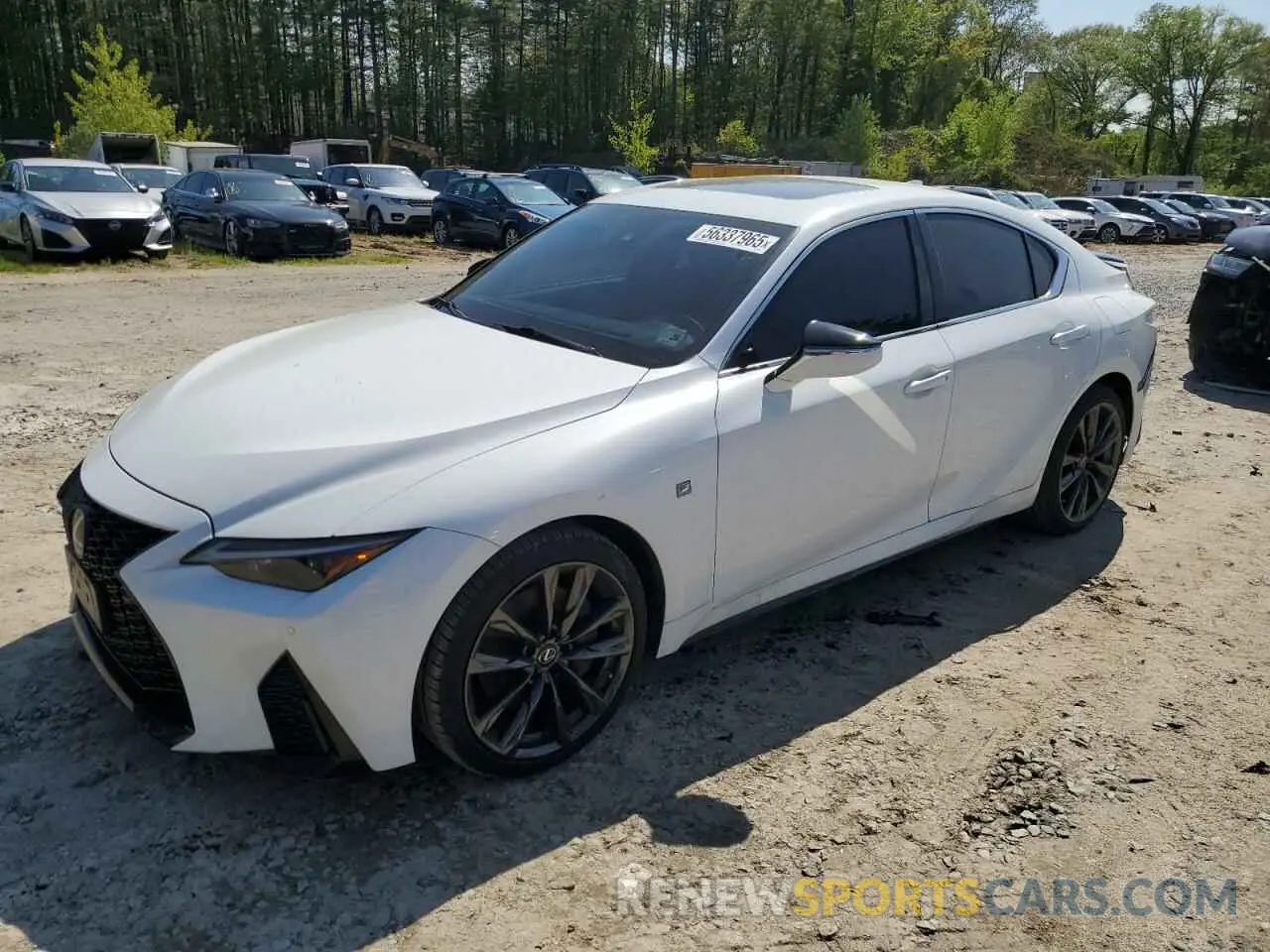 1 Photograph of a damaged car JTHGZ1E23M5022196 LEXUS IS 350 F S 2021