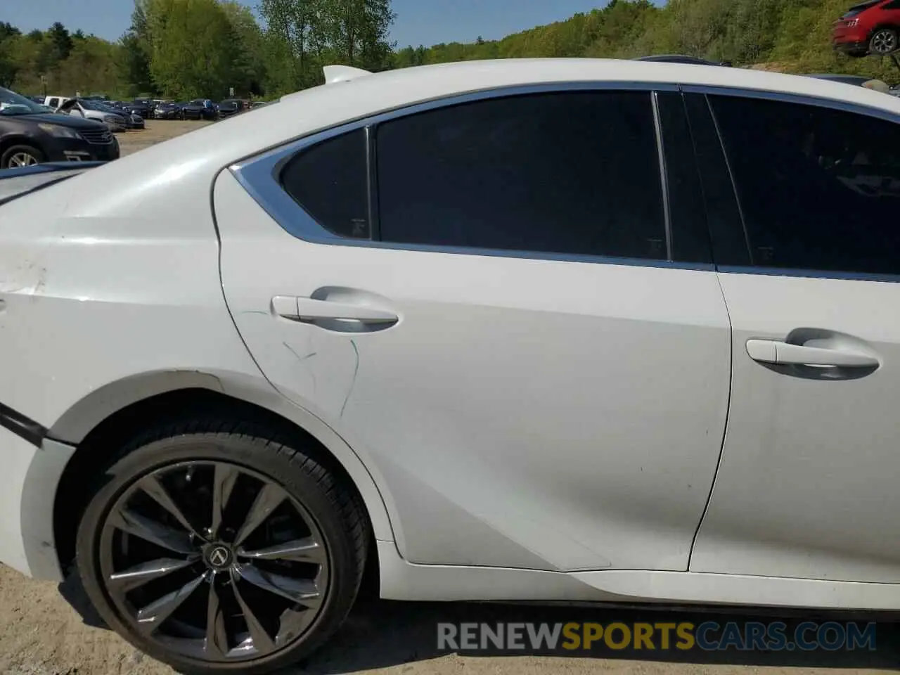10 Photograph of a damaged car JTHGZ1E23M5022196 LEXUS IS 350 F S 2021