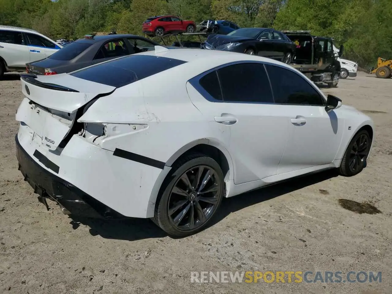 3 Photograph of a damaged car JTHGZ1E23M5022196 LEXUS IS 350 F S 2021