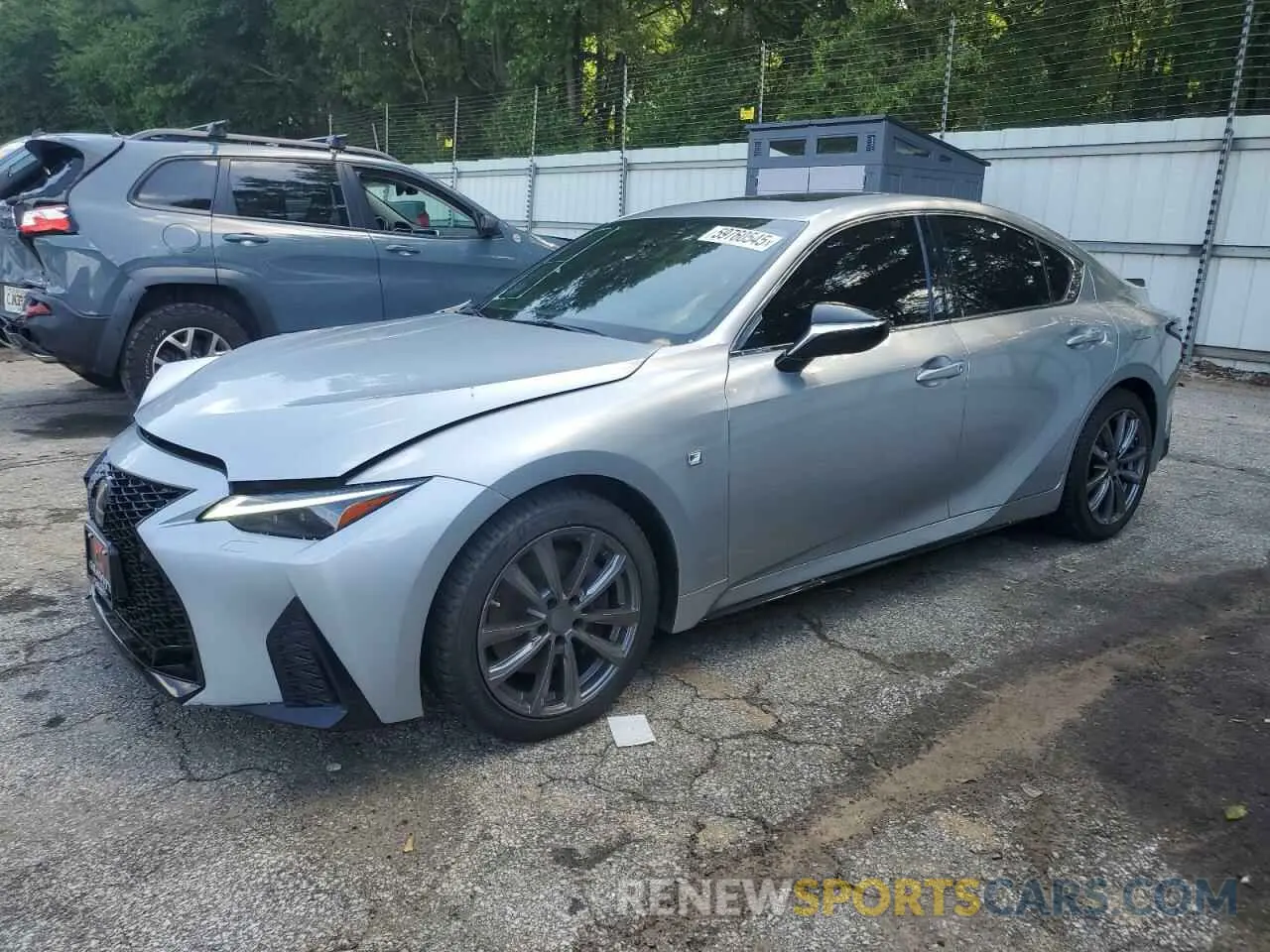 1 Photograph of a damaged car JTHGZ1E24M5021218 LEXUS IS 350 F S 2021
