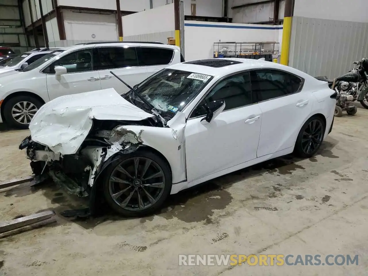 1 Photograph of a damaged car JTHGZ1E25M5019560 LEXUS IS 350 F S 2021