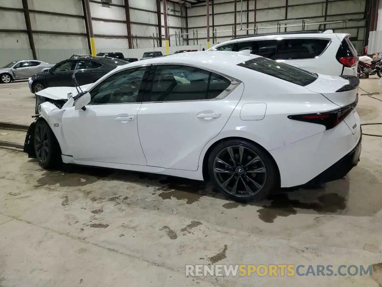 2 Photograph of a damaged car JTHGZ1E25M5019560 LEXUS IS 350 F S 2021