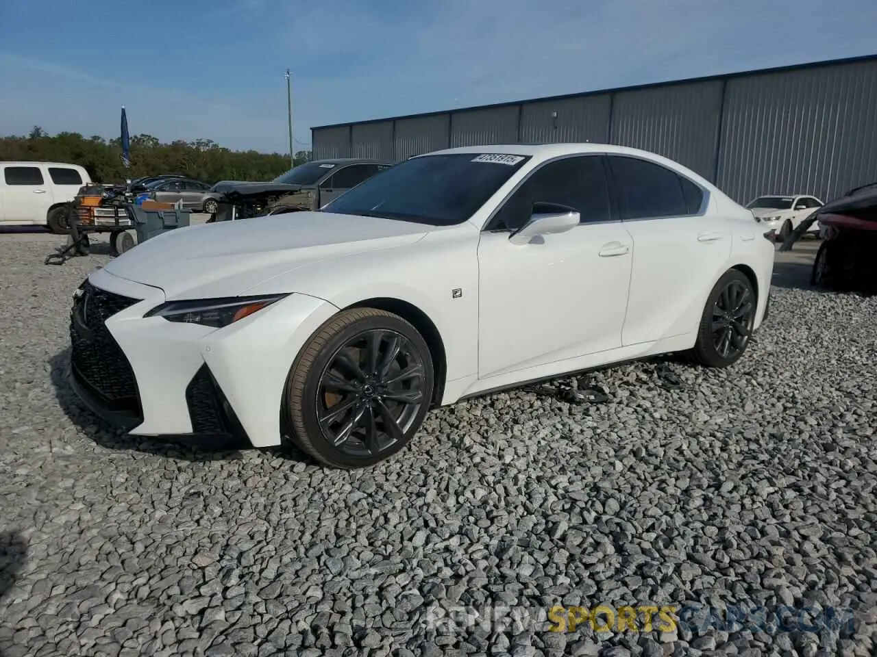 1 Photograph of a damaged car JTHGZ1E27M5019639 LEXUS IS 350 F S 2021