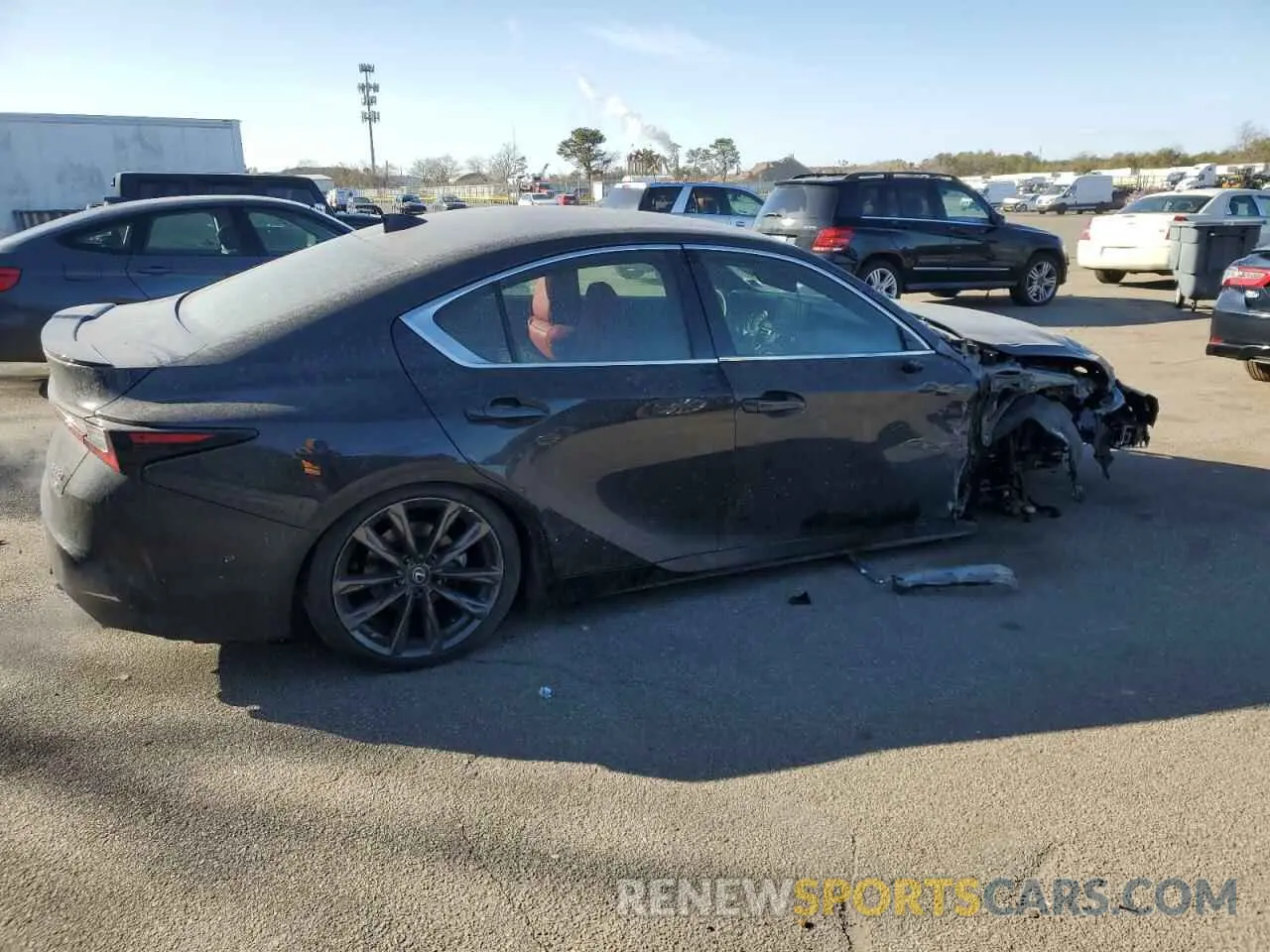 3 Photograph of a damaged car JTHGZ1E2XM5021532 LEXUS IS 350 F S 2021