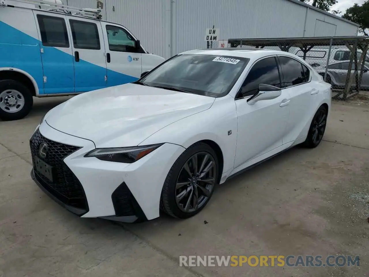 1 Photograph of a damaged car JTHGZ1B20N5050205 LEXUS IS 350 F S 2022