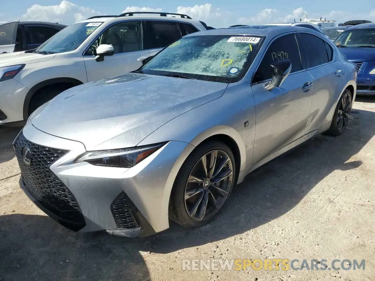 1 Photograph of a damaged car JTHGZ1B20N5057915 LEXUS IS 350 F S 2022