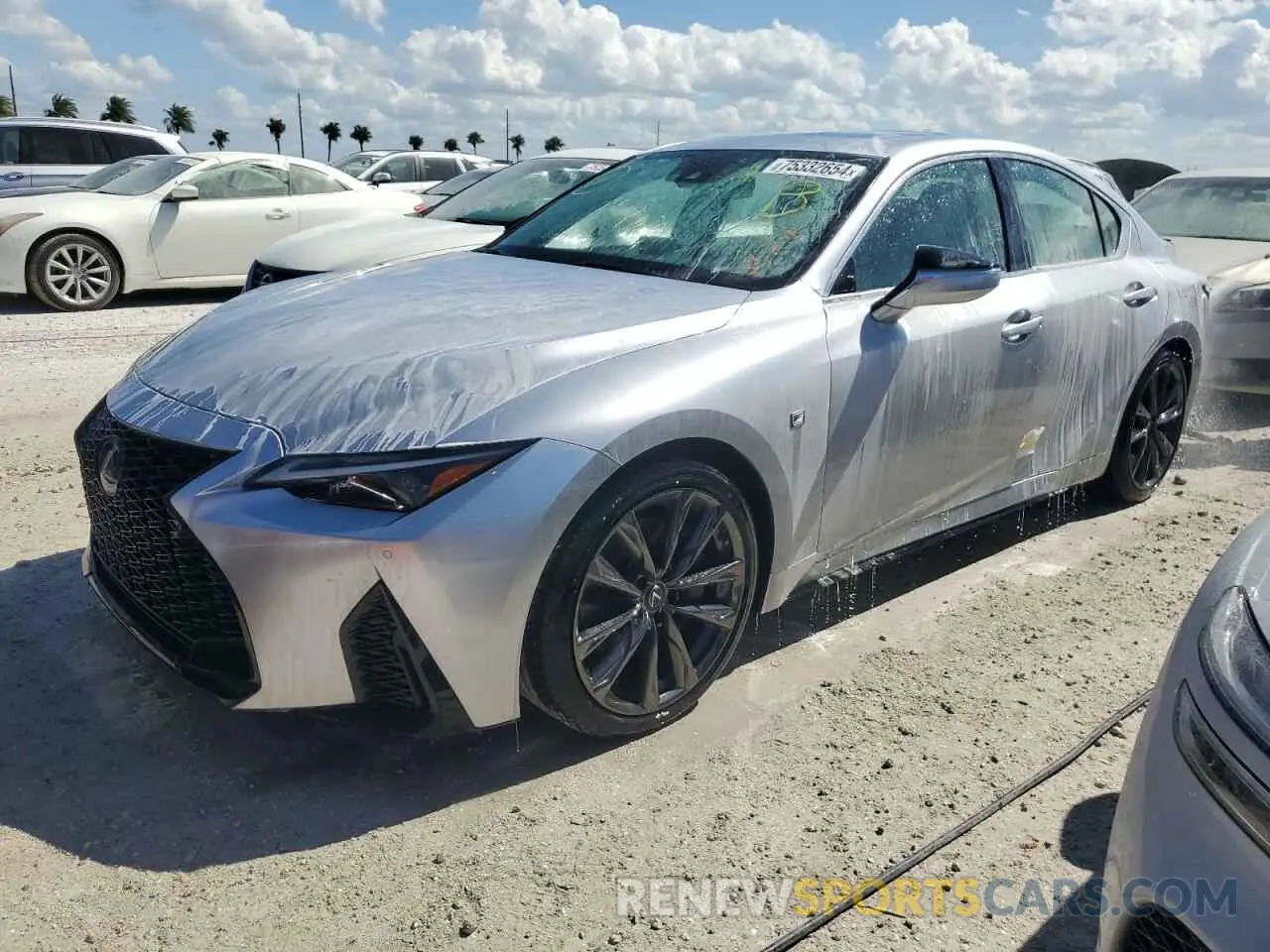 1 Photograph of a damaged car JTHGZ1B21N5049144 LEXUS IS 350 F S 2022