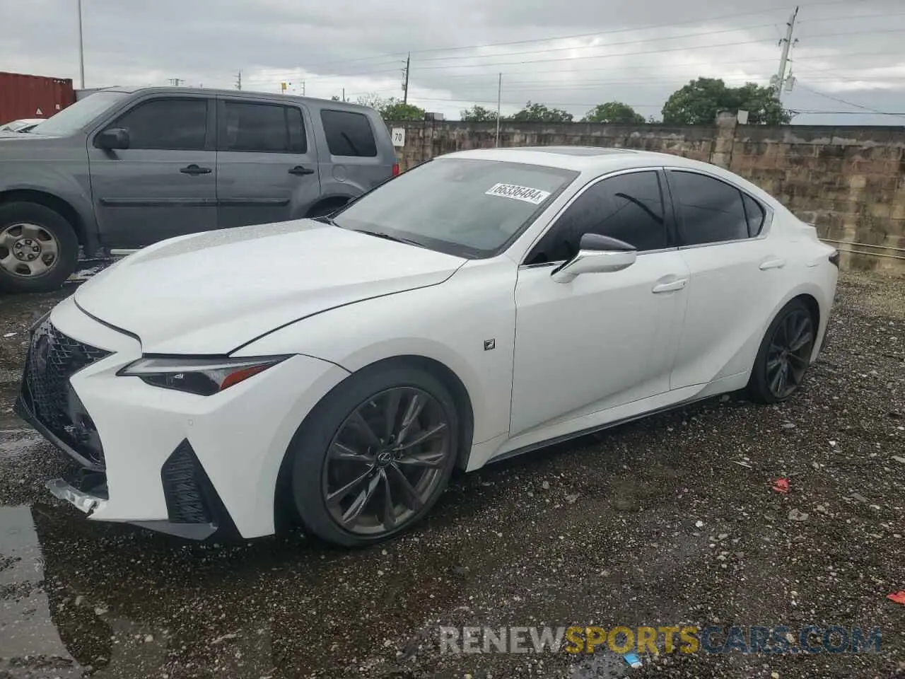 1 Photograph of a damaged car JTHGZ1B21N5055915 LEXUS IS 350 F S 2022