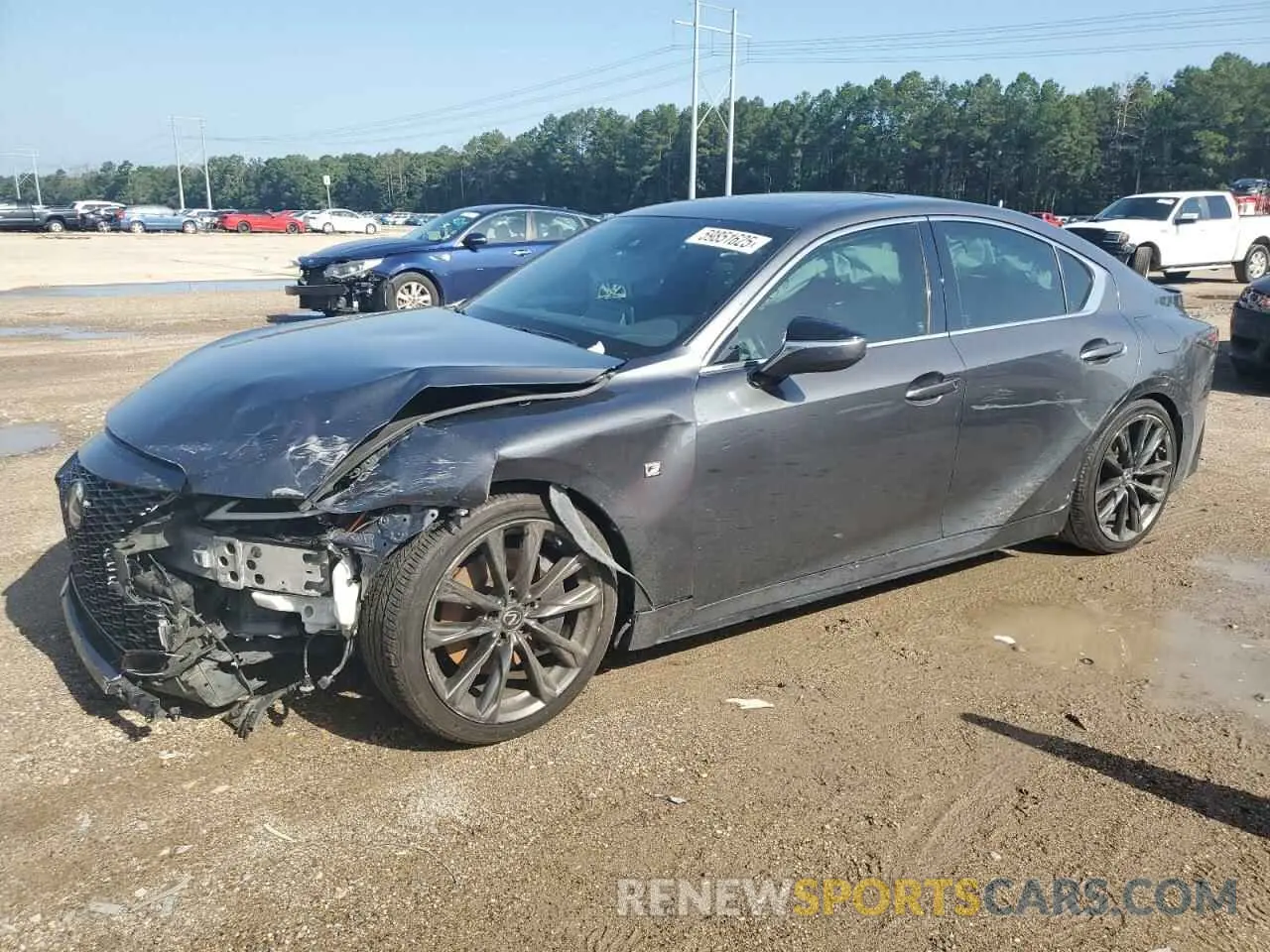 1 Photograph of a damaged car JTHGZ1B22N5049718 LEXUS IS 350 F S 2022