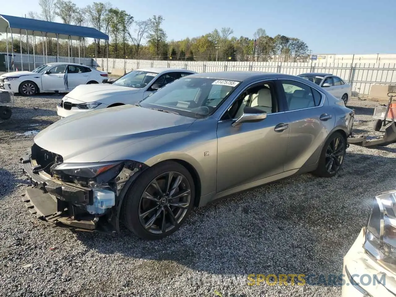 1 Photograph of a damaged car JTHGZ1B23N5051302 LEXUS IS 350 F S 2022