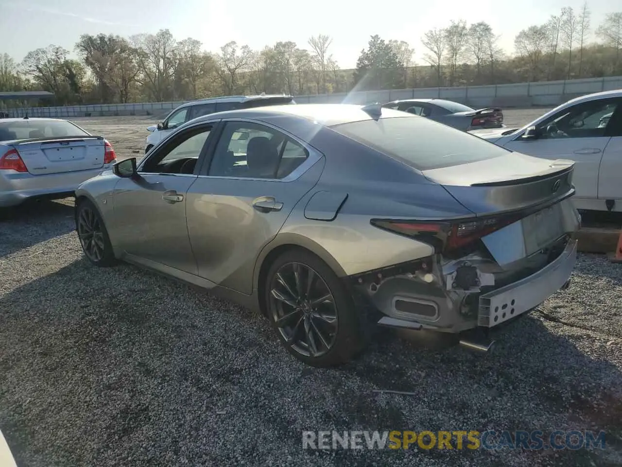 2 Photograph of a damaged car JTHGZ1B23N5051302 LEXUS IS 350 F S 2022