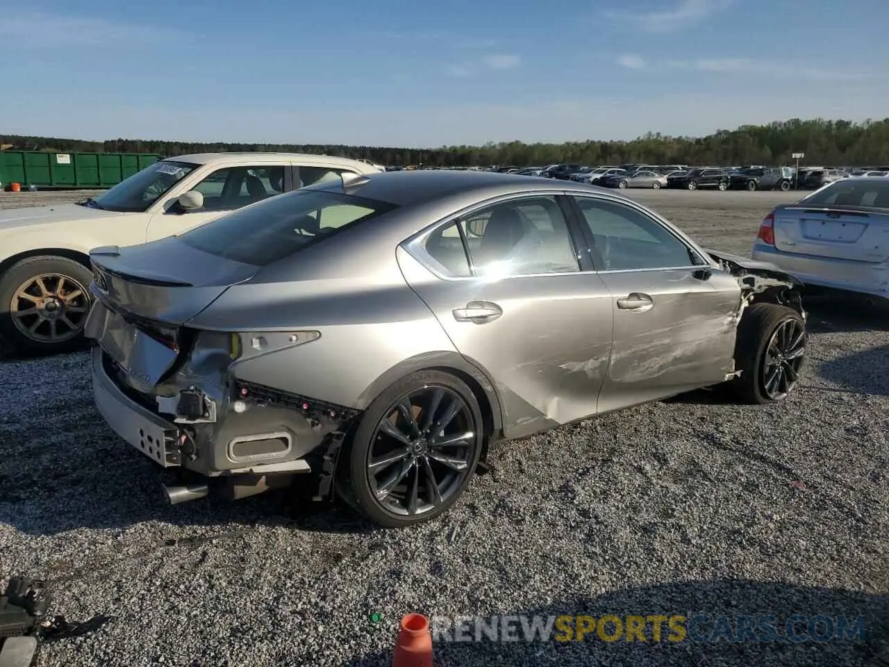 3 Photograph of a damaged car JTHGZ1B23N5051302 LEXUS IS 350 F S 2022