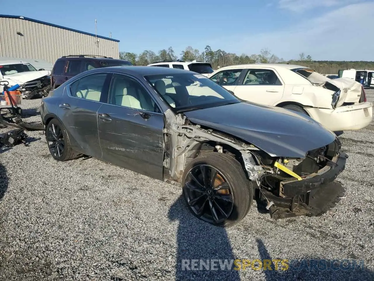 4 Photograph of a damaged car JTHGZ1B23N5051302 LEXUS IS 350 F S 2022
