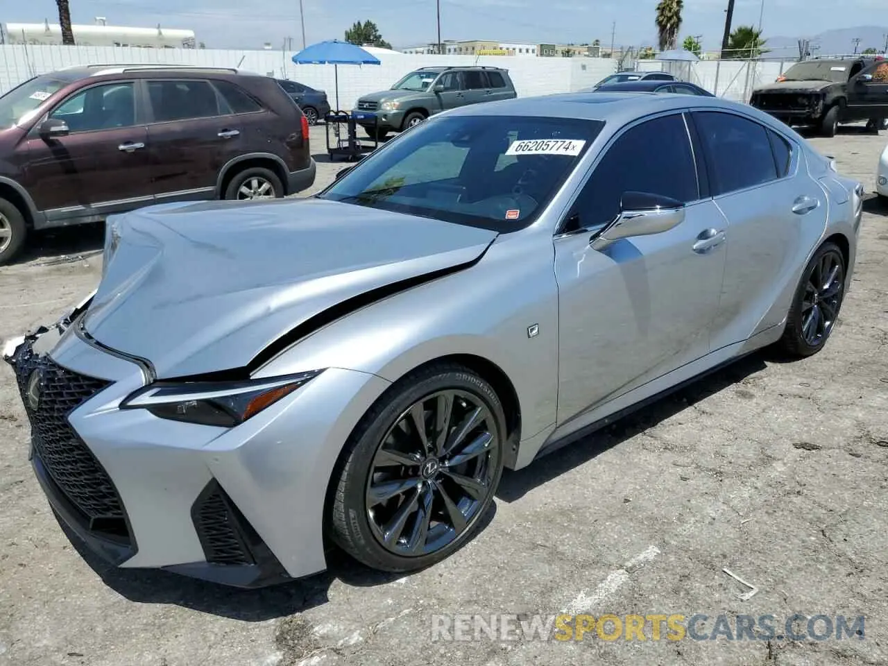1 Photograph of a damaged car JTHGZ1B23N5057097 LEXUS IS 350 F S 2022