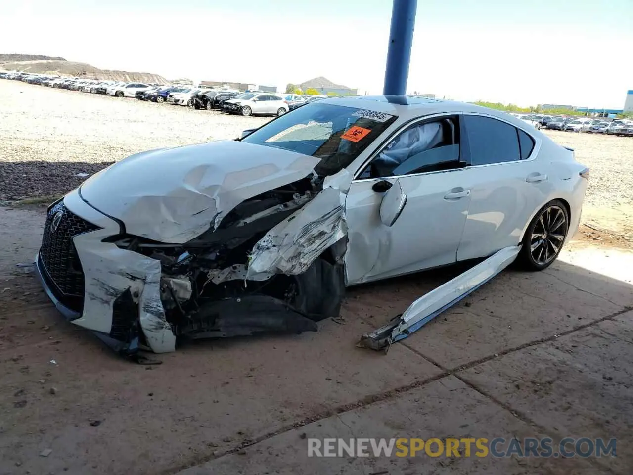 1 Photograph of a damaged car JTHGZ1B24N5052913 LEXUS IS 350 F S 2022