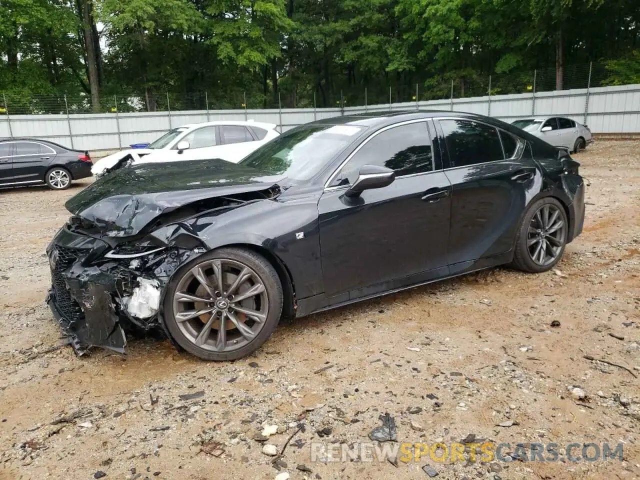 1 Photograph of a damaged car JTHGZ1B25N5050670 LEXUS IS 350 F S 2022