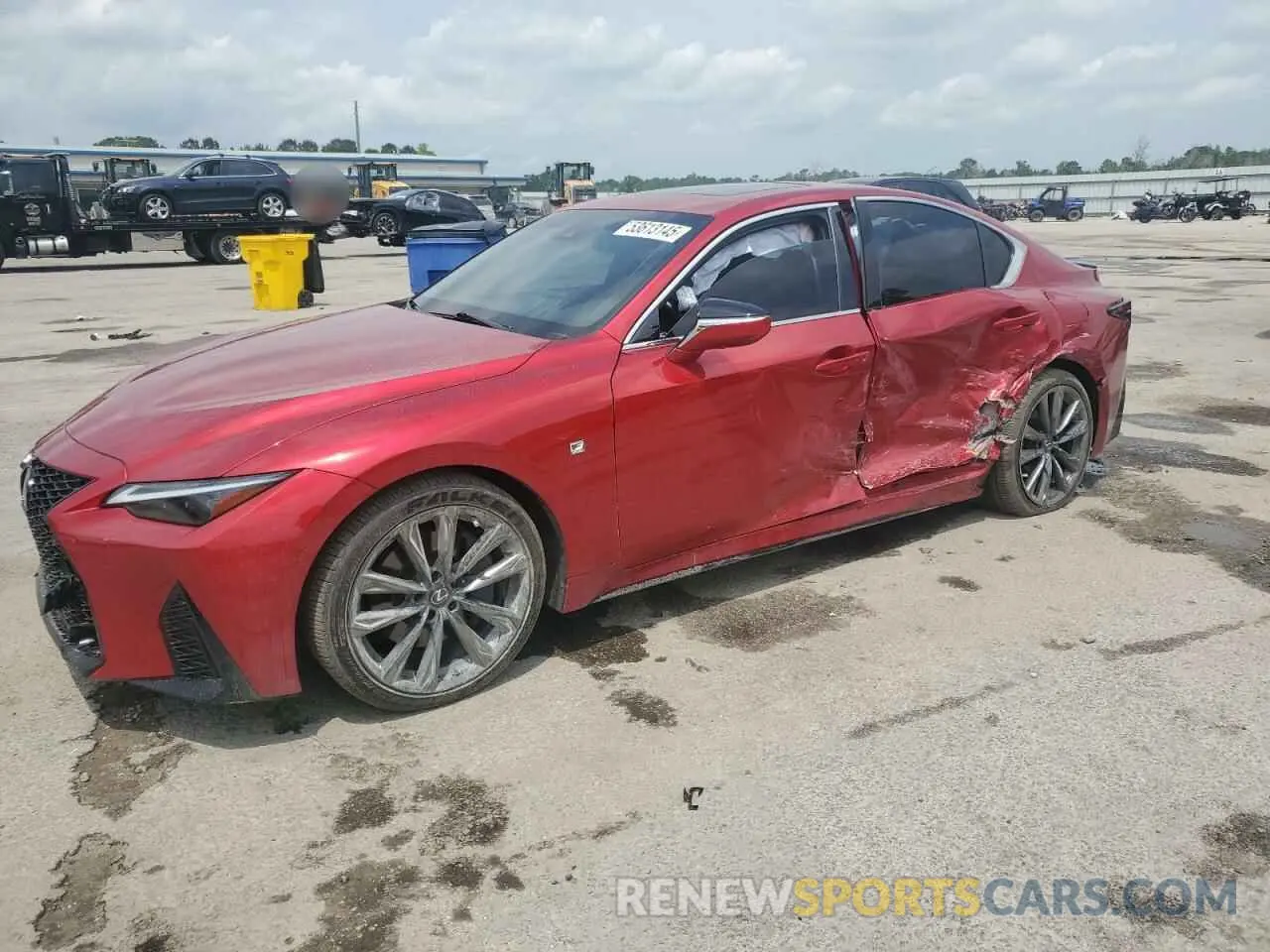 1 Photograph of a damaged car JTHGZ1B25N5056419 LEXUS IS 350 F S 2022