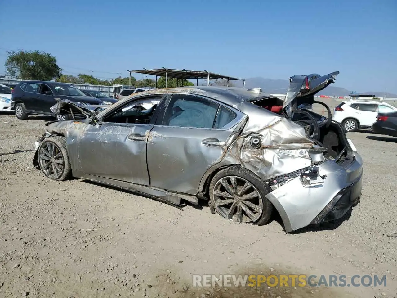 2 Photograph of a damaged car JTHGZ1B25N5056758 LEXUS IS 350 F S 2022