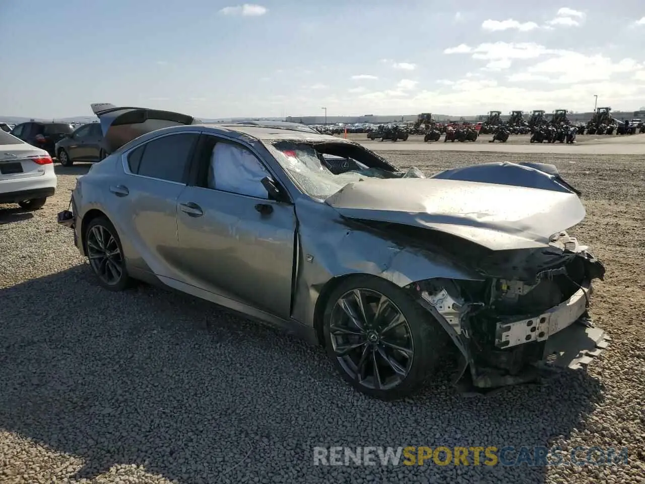 4 Photograph of a damaged car JTHGZ1B25N5056758 LEXUS IS 350 F S 2022