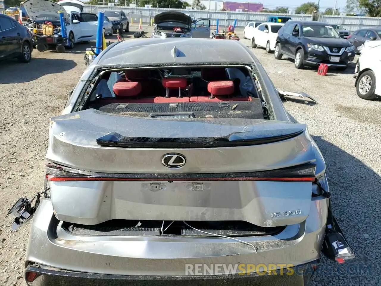 6 Photograph of a damaged car JTHGZ1B25N5056758 LEXUS IS 350 F S 2022