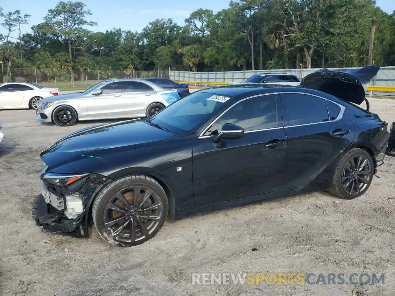 1 Photograph of a damaged car JTHGZ1B25N5058137 LEXUS IS 350 F S 2022