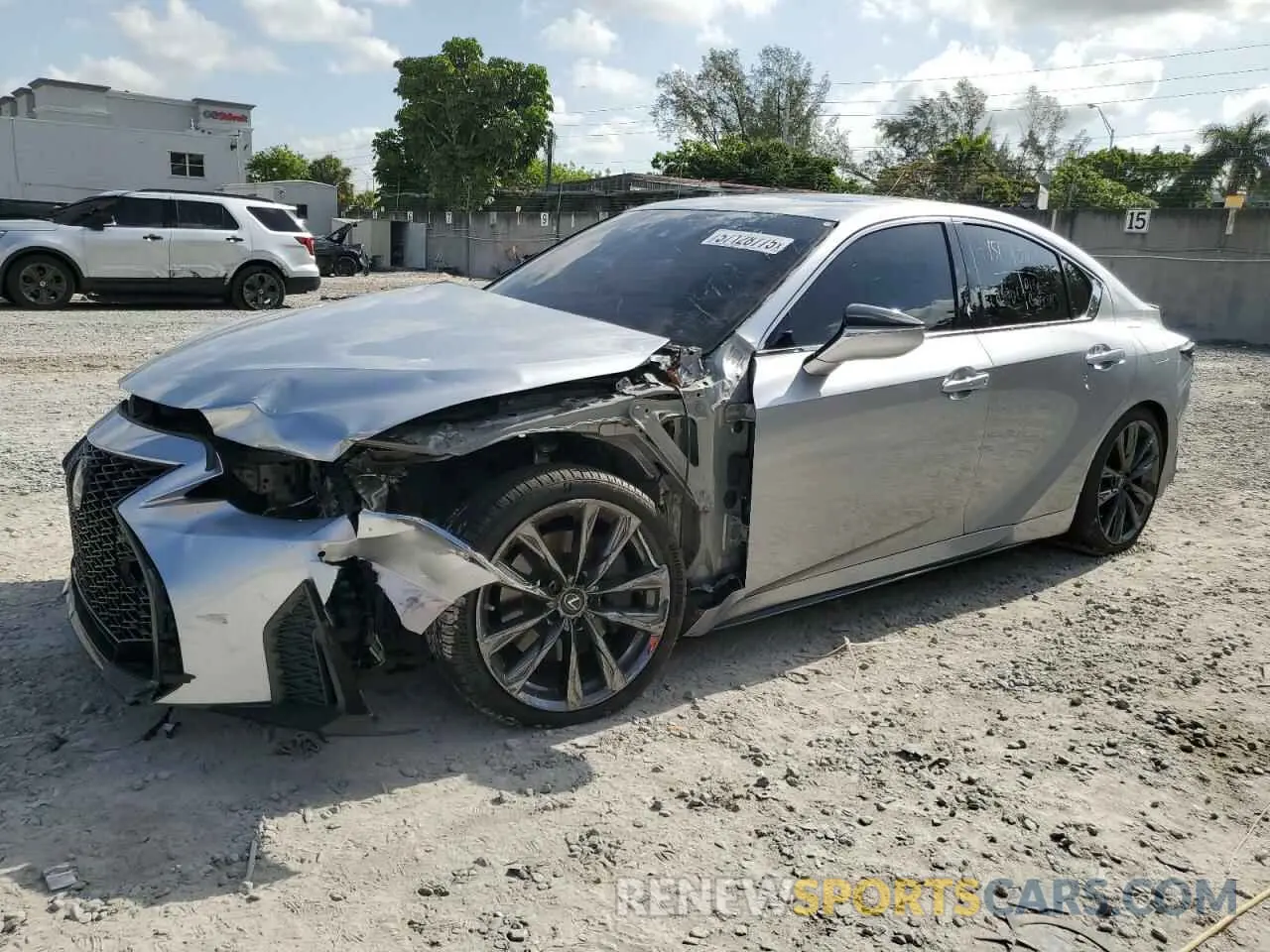 1 Photograph of a damaged car JTHGZ1B26N5049981 LEXUS IS 350 F S 2022