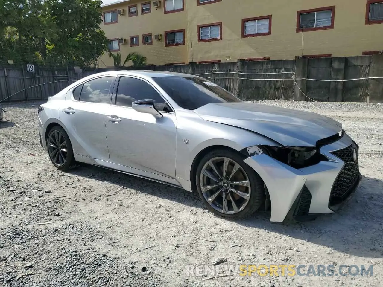 4 Photograph of a damaged car JTHGZ1B26N5049981 LEXUS IS 350 F S 2022