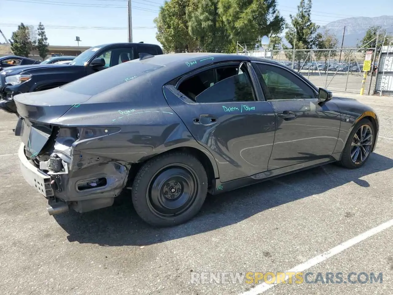 3 Photograph of a damaged car JTHGZ1B27N5055935 LEXUS IS 350 F S 2022