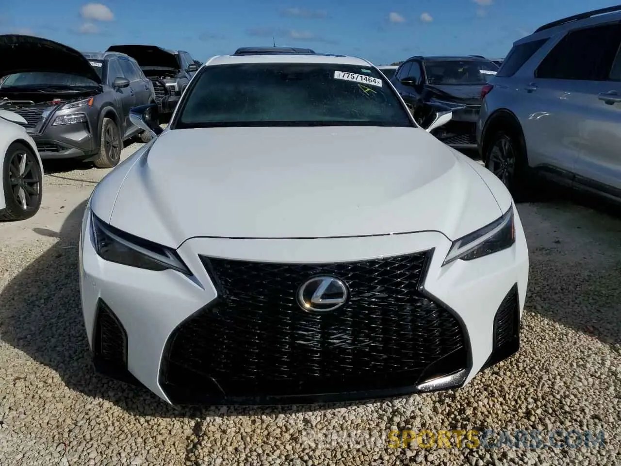 5 Photograph of a damaged car JTHGZ1B28N5052588 LEXUS IS 350 F S 2022