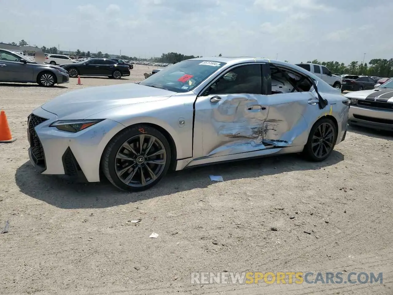 1 Photograph of a damaged car JTHGZ1B28N5054583 LEXUS IS 350 F S 2022