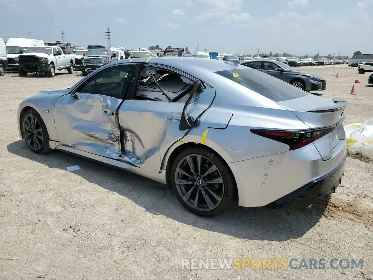 2 Photograph of a damaged car JTHGZ1B28N5054583 LEXUS IS 350 F S 2022